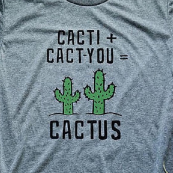 Cactus Charcoal Graphic Tee - Picture 2 of 2